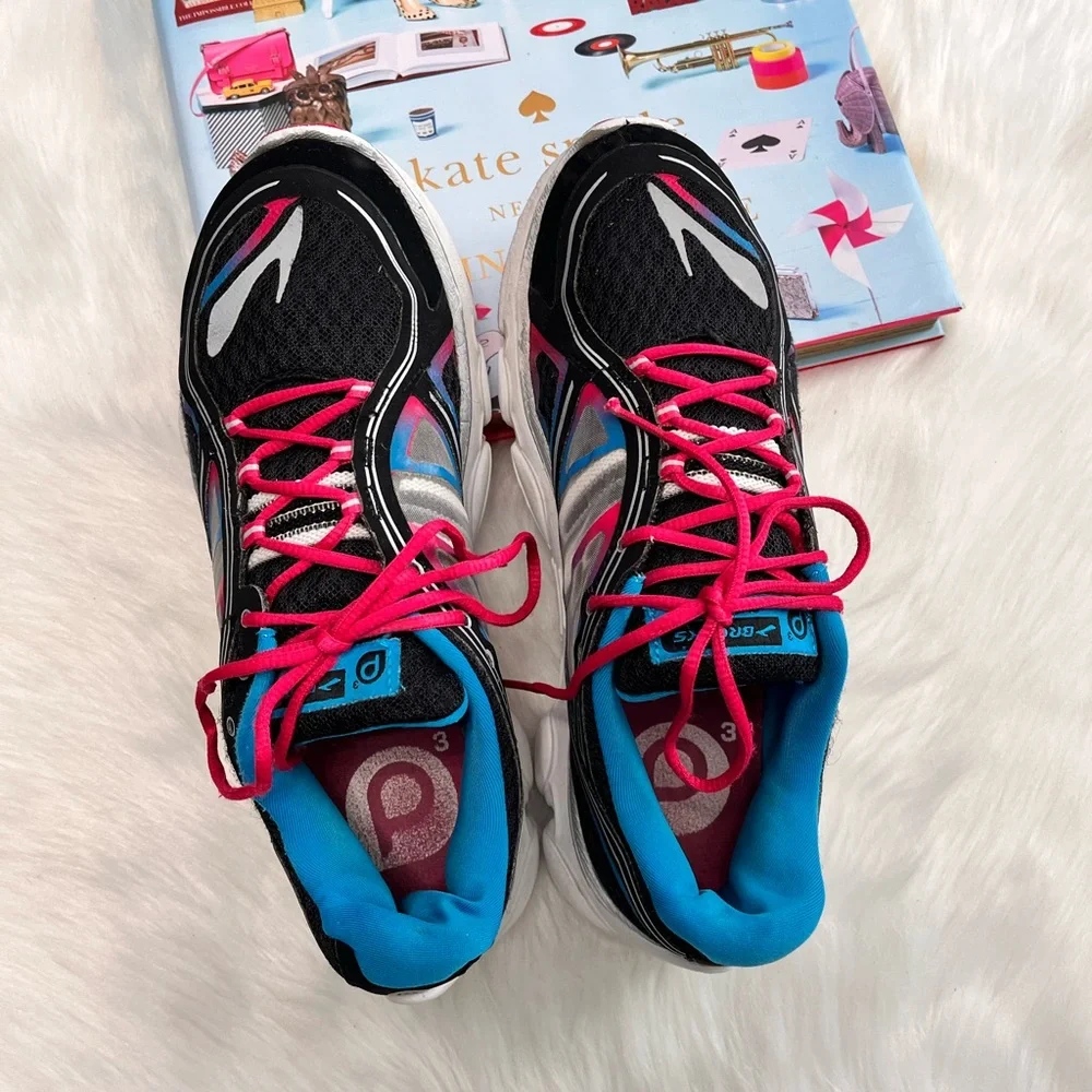 Brooks Kids Sneakers - Black, Blue, Pink